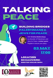 Poster Palestinians and Jews for Peace