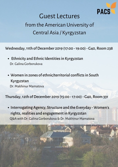 Guest Lectures from Kyrgyzstan