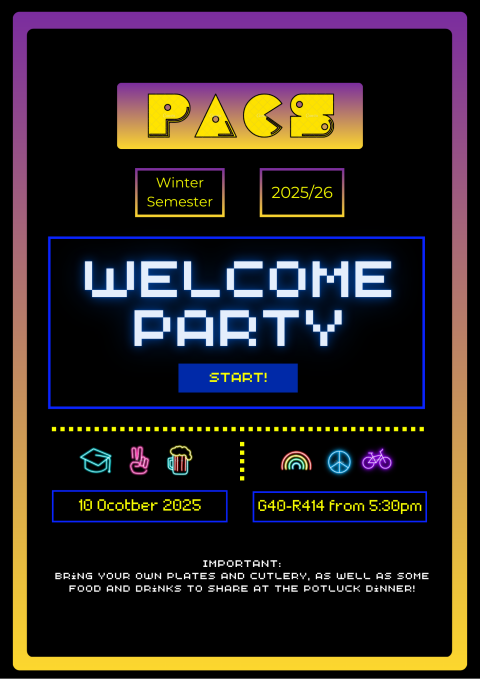 PACS Welcome Party - WiSe 25_26